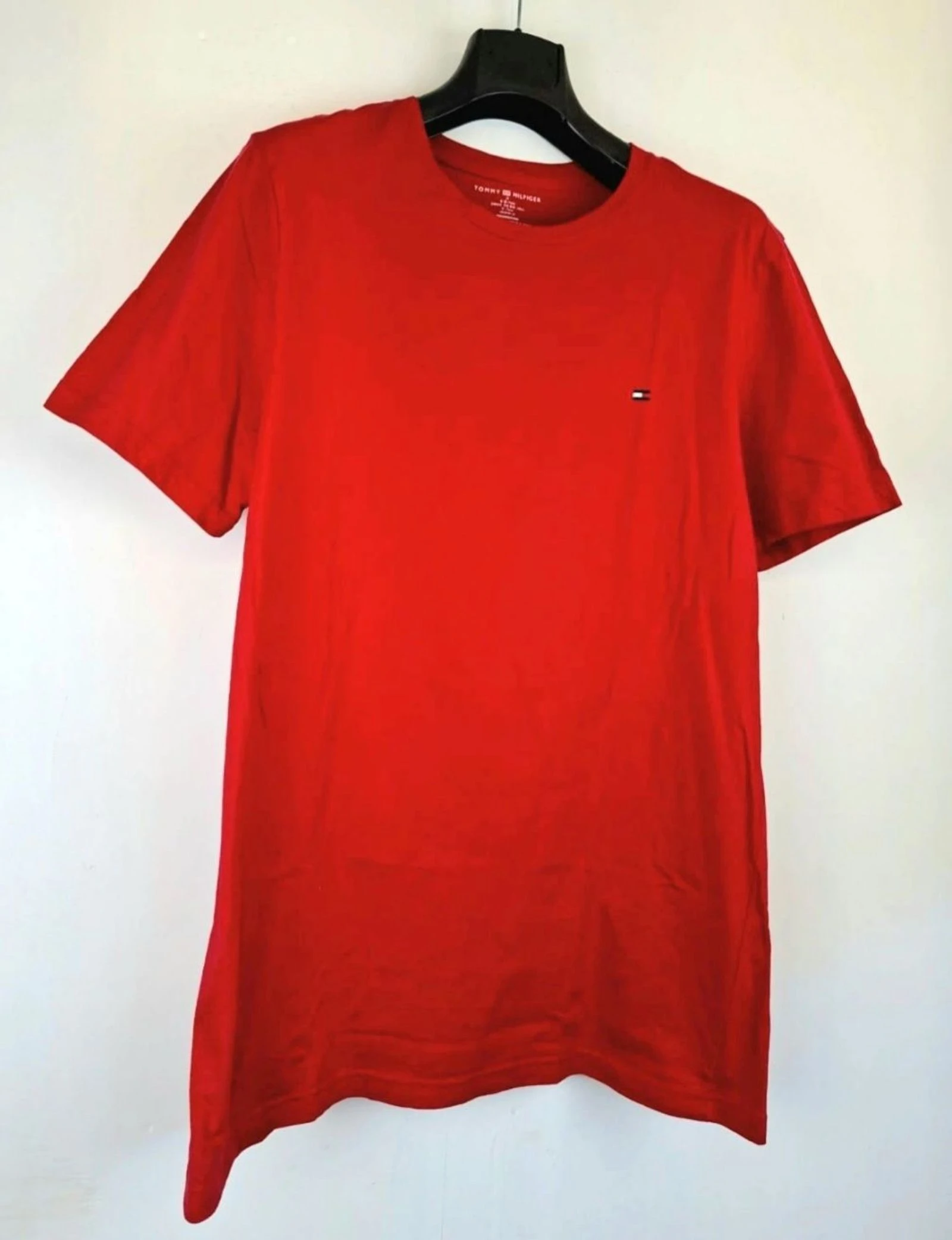Tommy Hilfiger Rood T-Shirt Korte Mouw Casual Minimalist Essentials M – photo 4